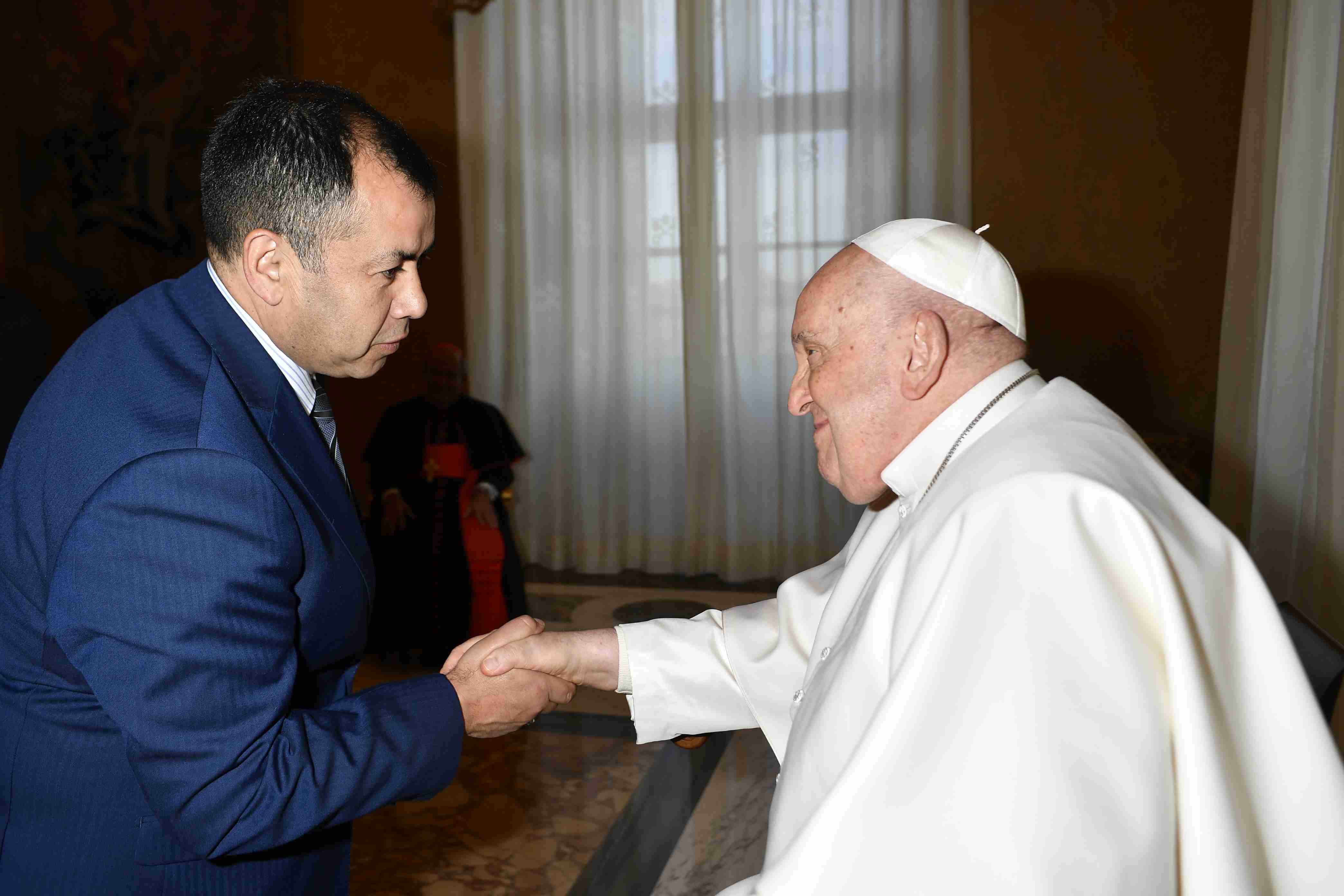 Rector Mellado participó en encuentro con el Papa en el marco de centenario de la FIUC