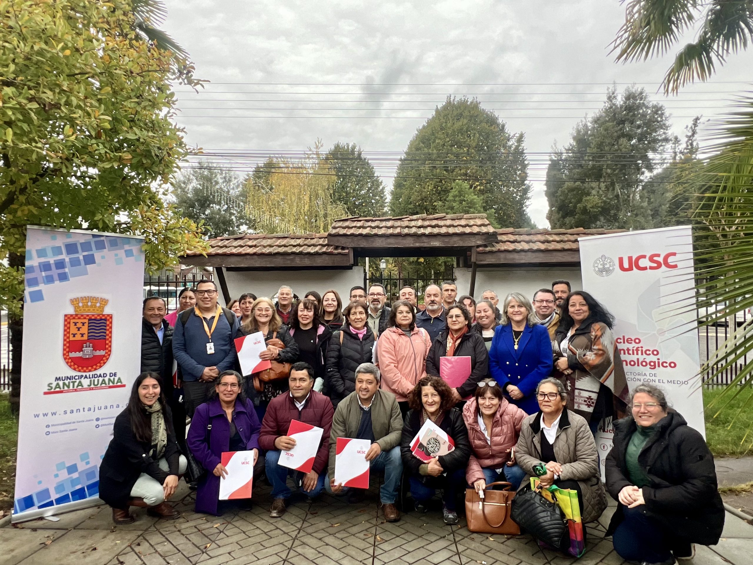UCSC capacita a comunidad de Santa Juana en gestión de riesgo y resiliencia