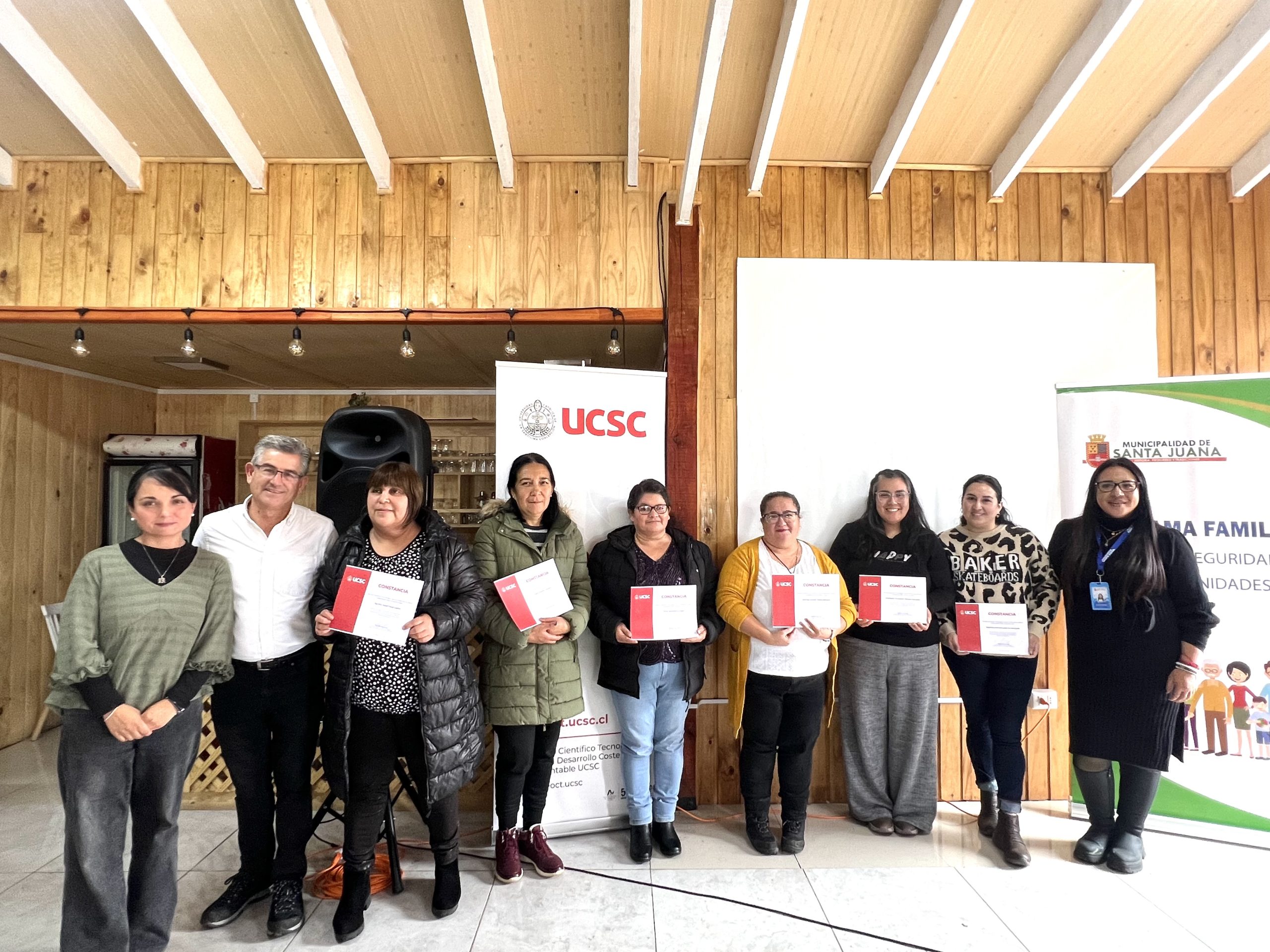 UCSC culminó ciclo de talleres para emprendedoras en Santa Juana