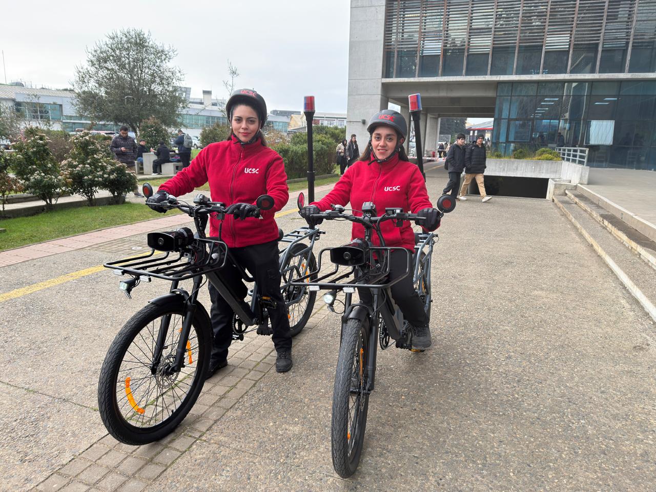 Bicicletas eléctricas refuerzan la seguridad en Campus San Andrés