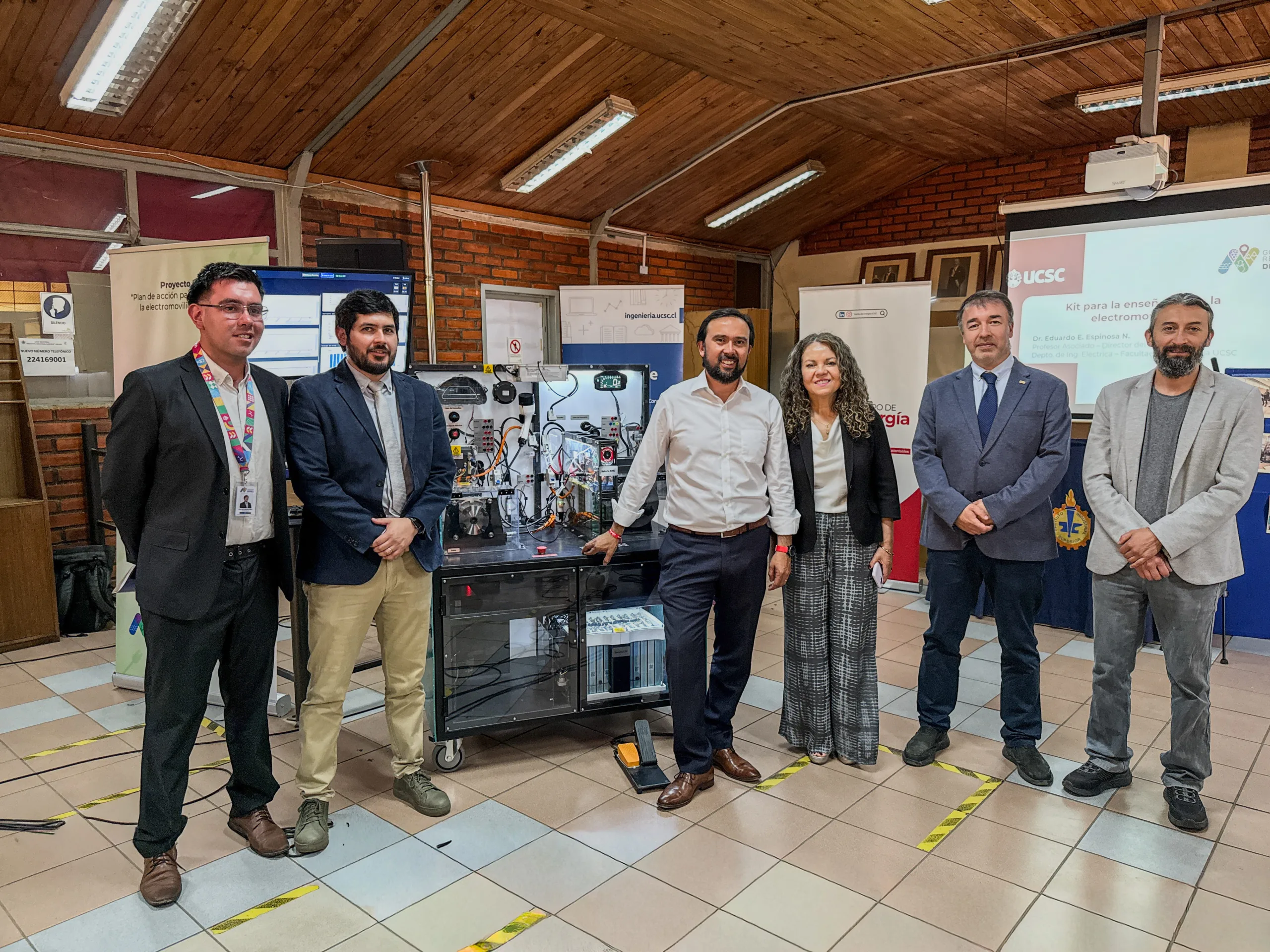 Liceo Industrial de Chillán recibe kit educativo de electromovilidad desarrollado por la UCSC