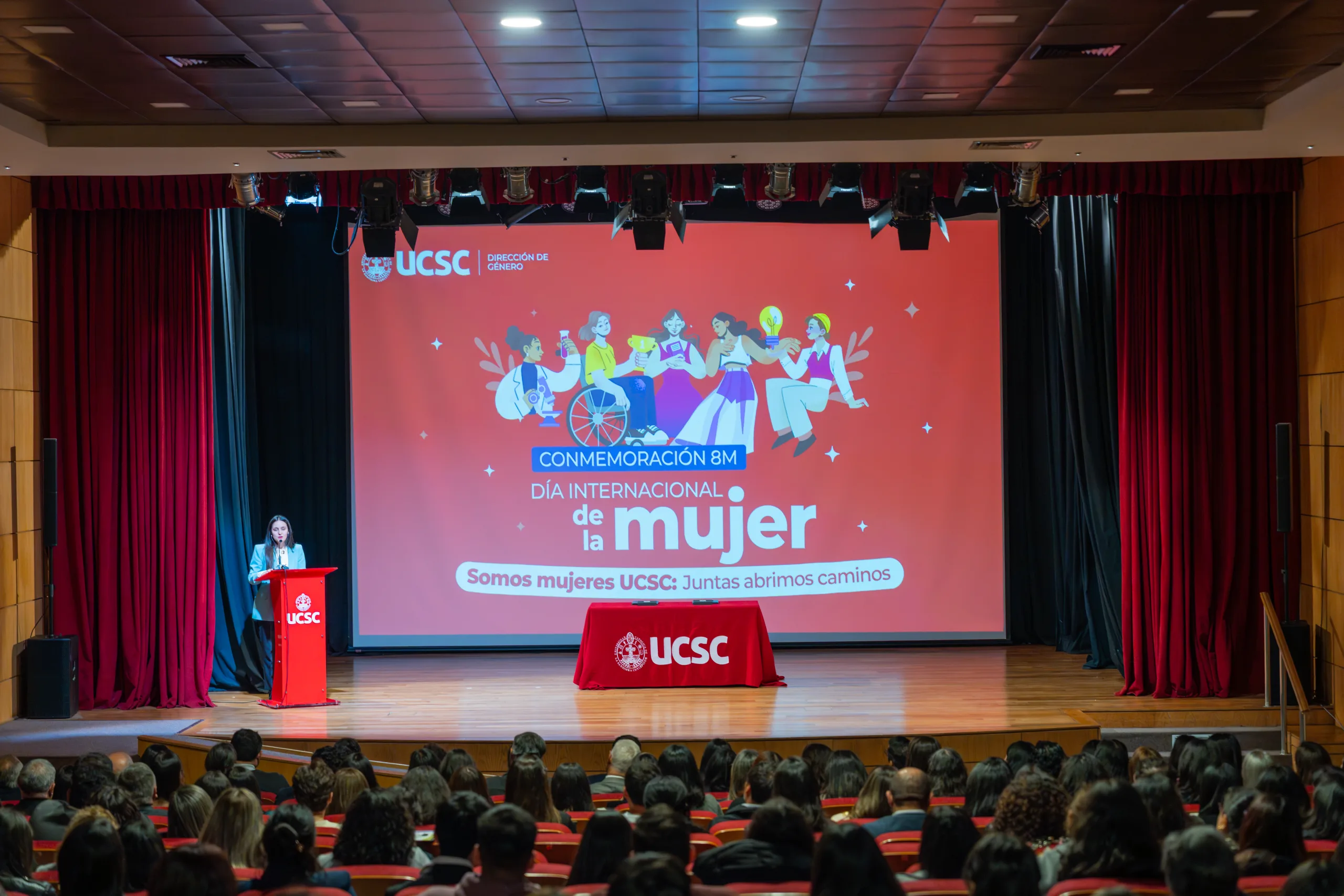 UCSC conmemoró el 8M con foco en equidad, reconocimiento y colaboración institucional