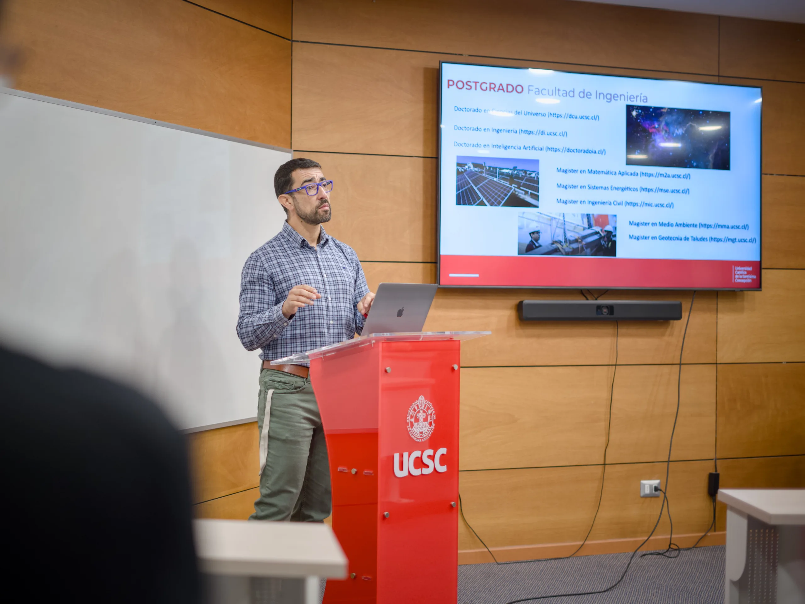Facultad de Ingeniería UCSC da bienvenida a nuevos estudiantes de postgrado