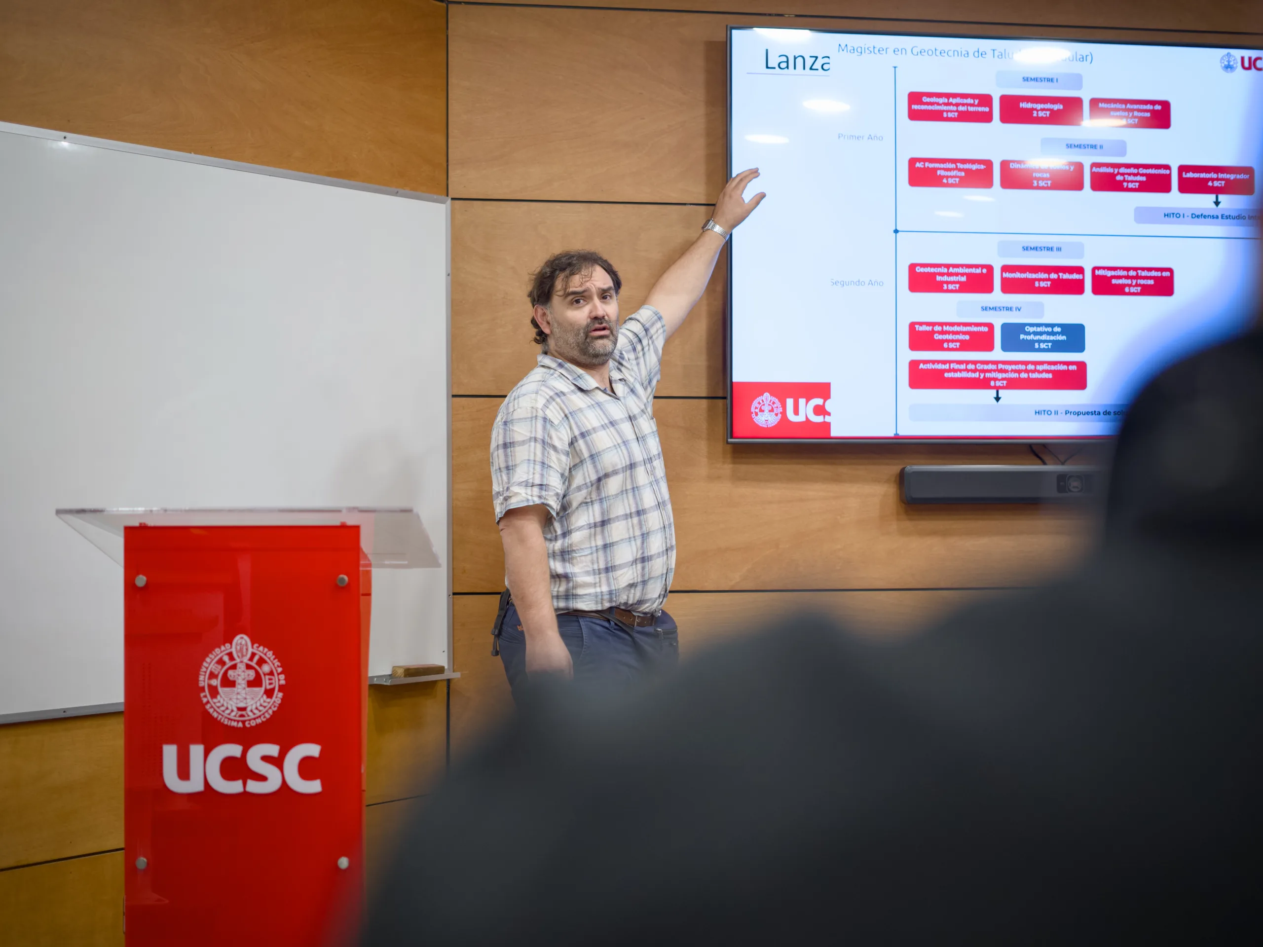 Facultad de Ingeniería UCSC lanza nuevo Magíster en Geotecnia de Taludes