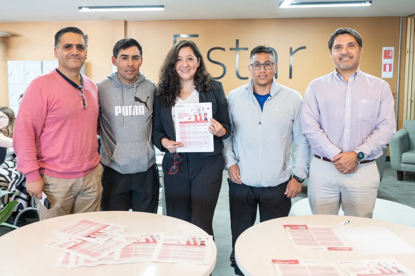 Con feria de salud parte nuevo programa de Vida Activa para Trabajadores de la UCSC