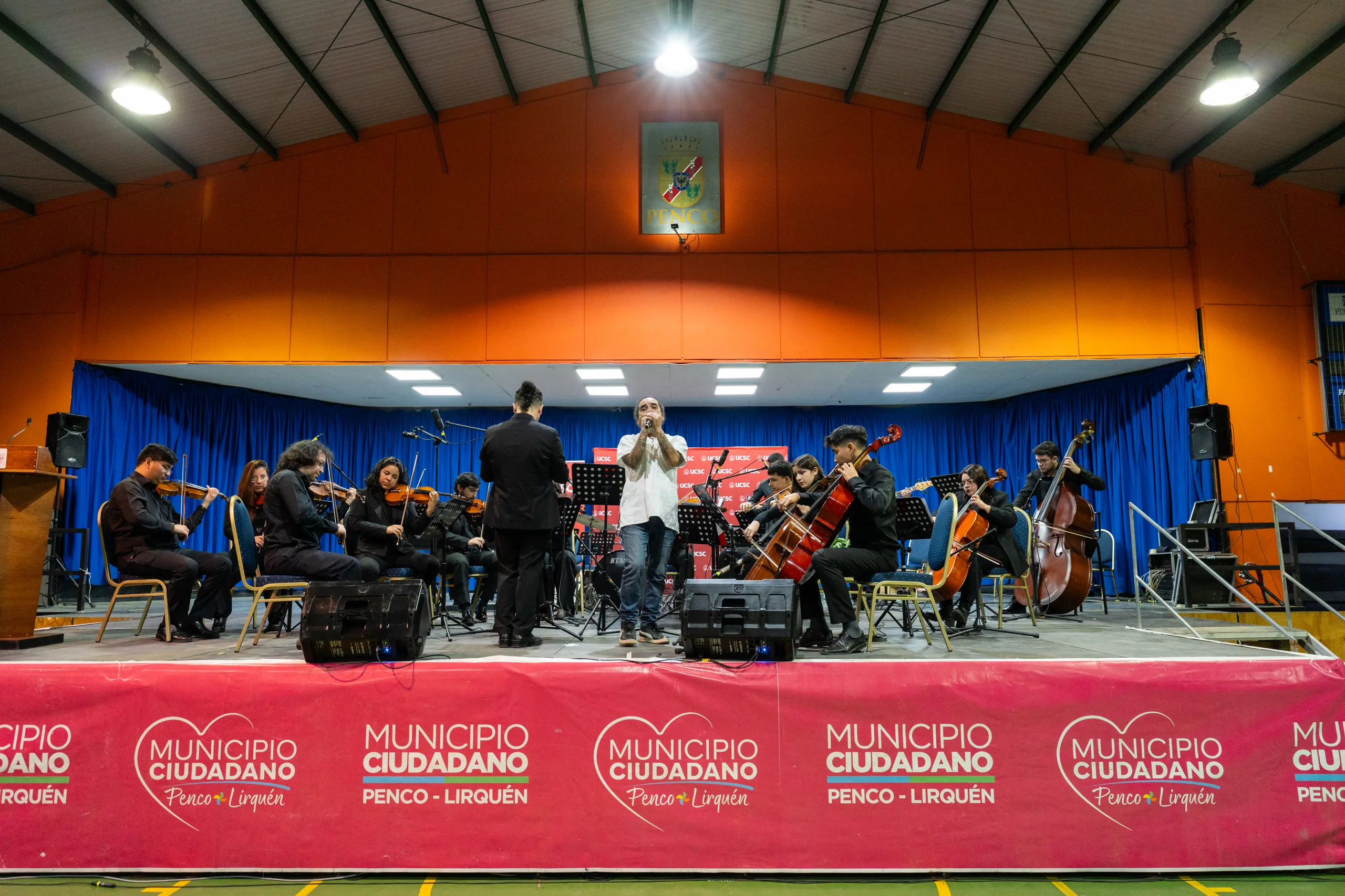 Rock penquista llegó a Penco con un concierto sinfónico para la comunidad 