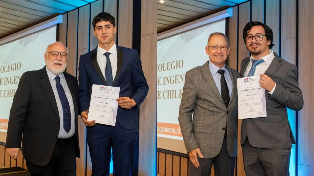 Colegio de Ingenieros distingue a egresados de Ingeniería UCSC