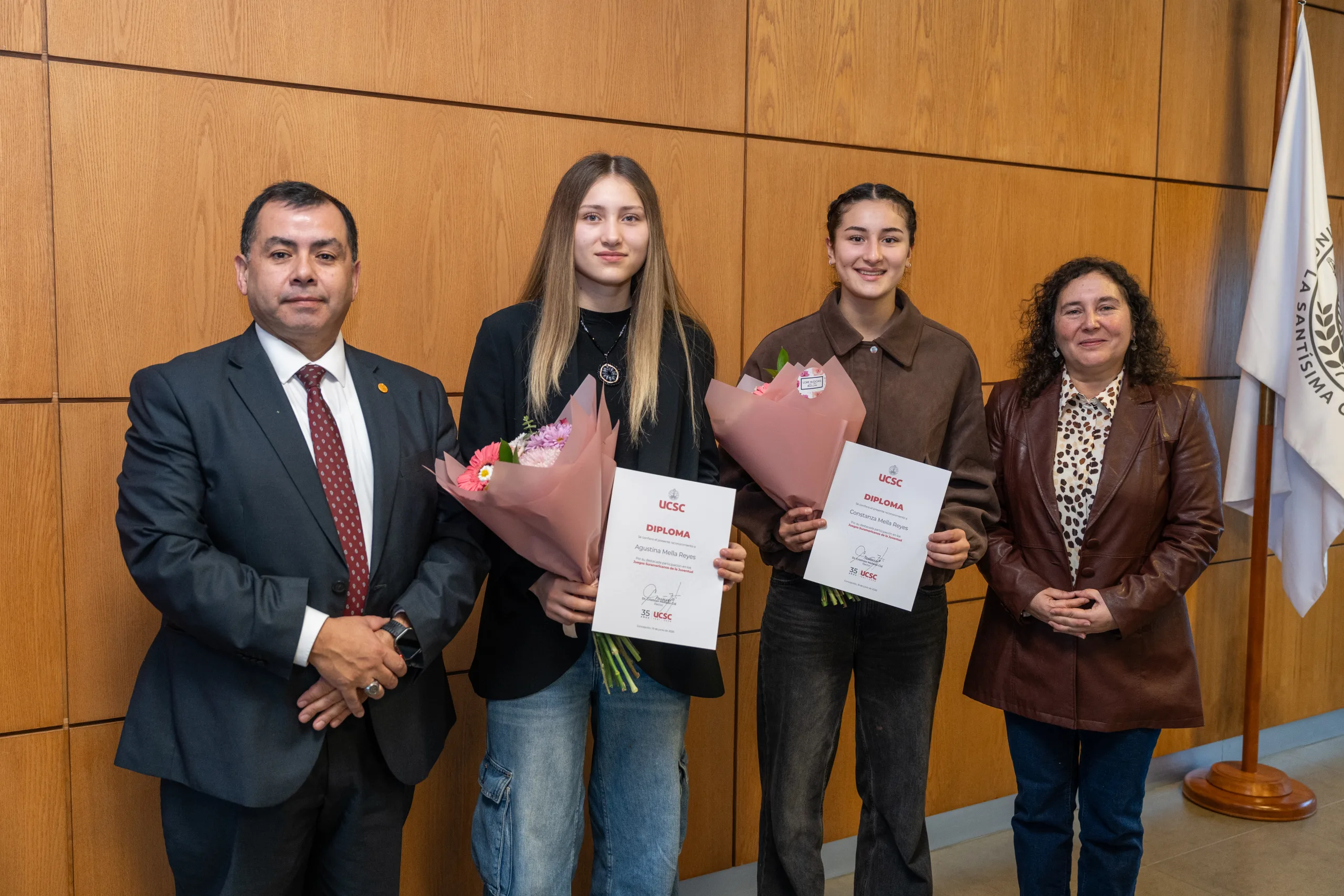 Disciplina y deporte: UCSC reconoció a estudiante de Medicina por logro internacional