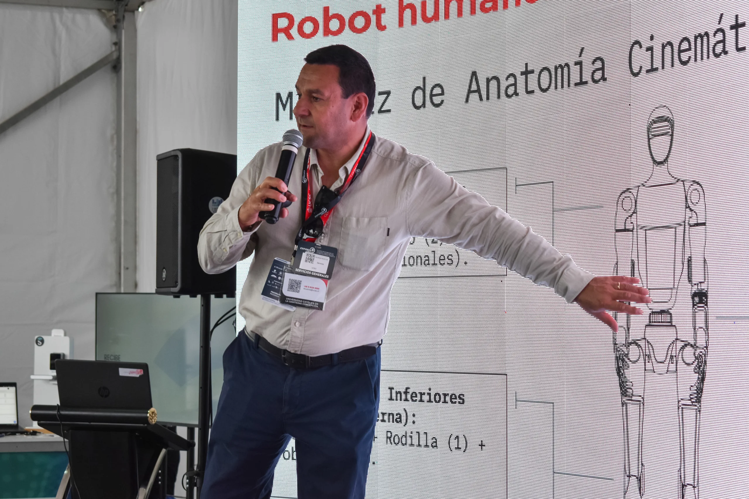 Académico UCSC expuso sobre robótica e inteligencia artificial en EXPONOR 2026