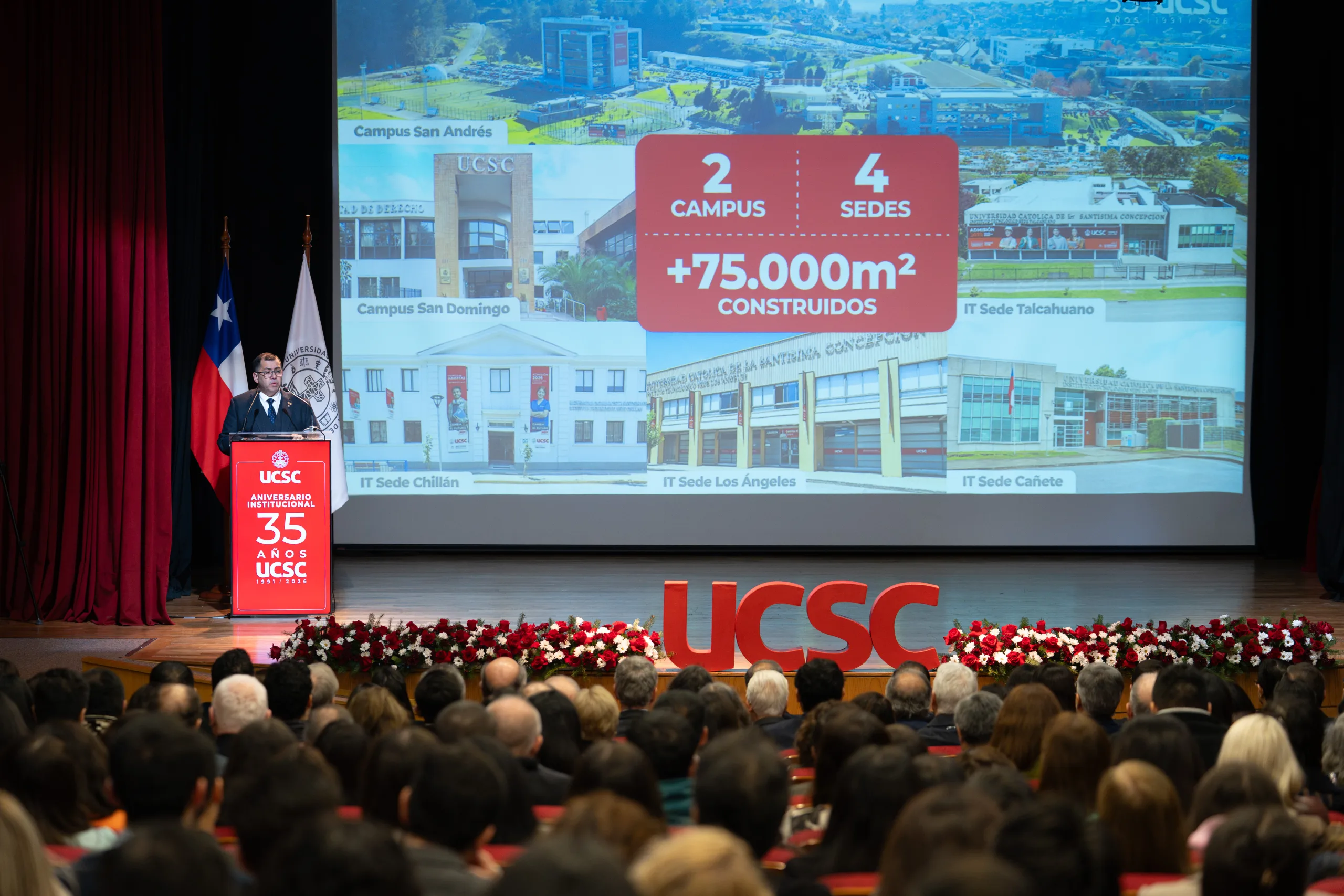 Cuenta Anual 2025 marcó la conmemoración de los 35 años de la UCSC