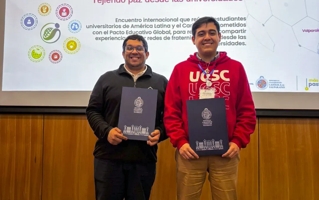 Estudiantes UCSC representaron a la Universidad en encuentro internacional de líderes del Pacto Educativo Global
