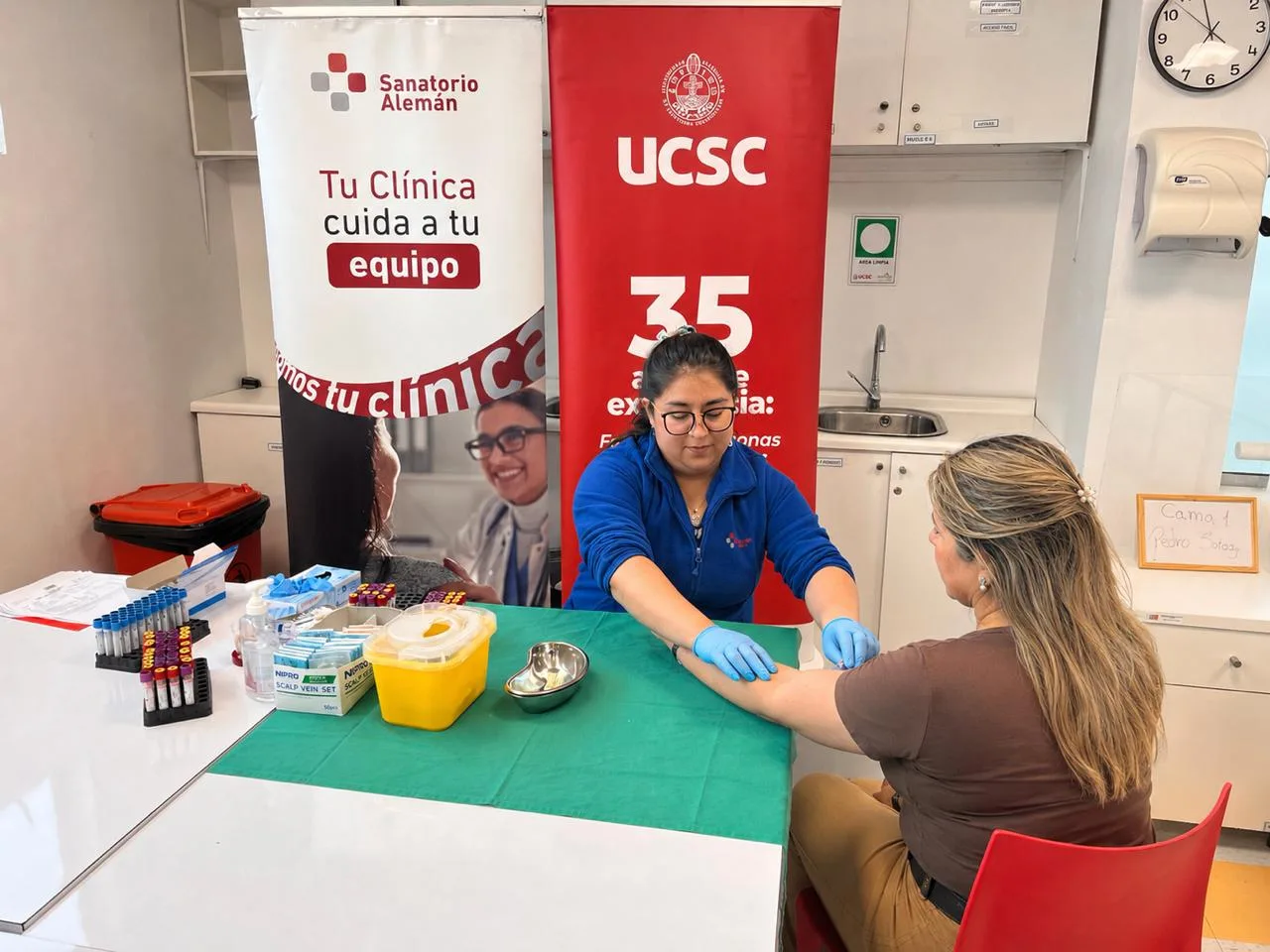 Operativo médico atiende a trabajadores de sedes del Instituto Tecnológico