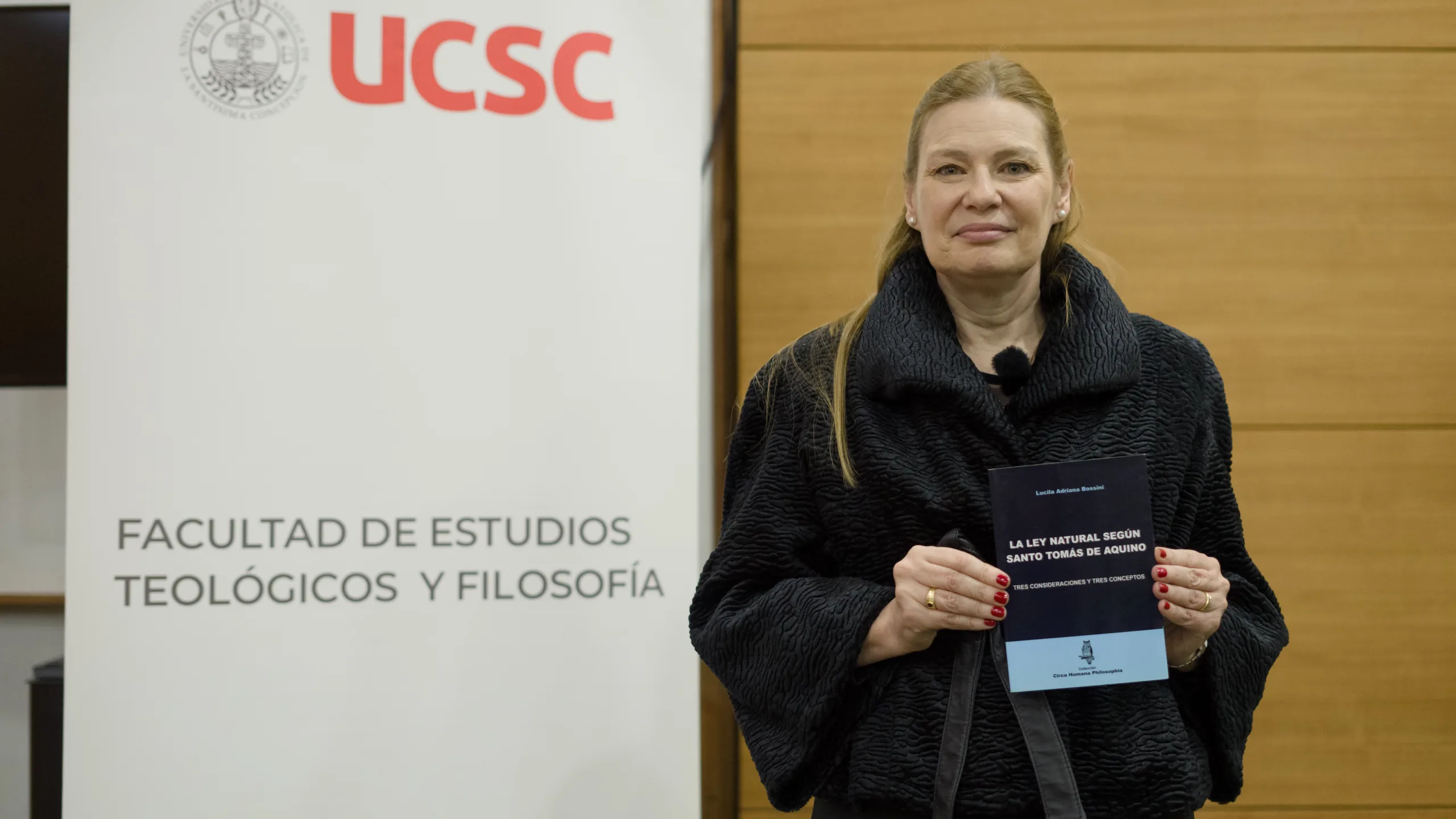 Dra. Lucila Bossini abordó la ley natural en las XXVI Jornadas de Filosofía de UCSC