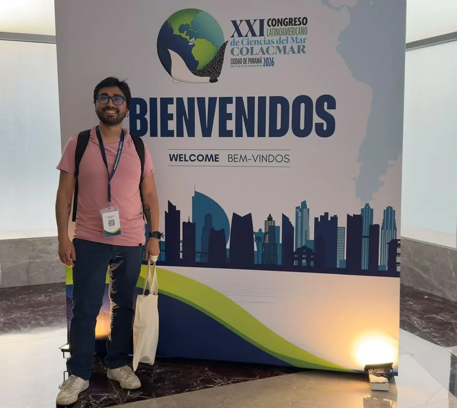 Estudiante de Doctorado presentó investigación sobre sardina común en congreso latinoamericano